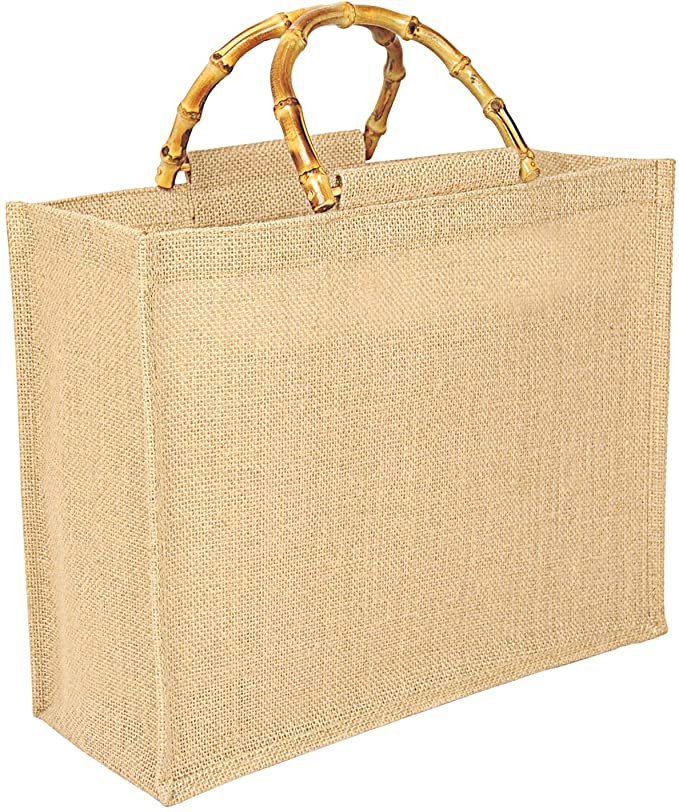 Mostrar una artículo hecho de yute