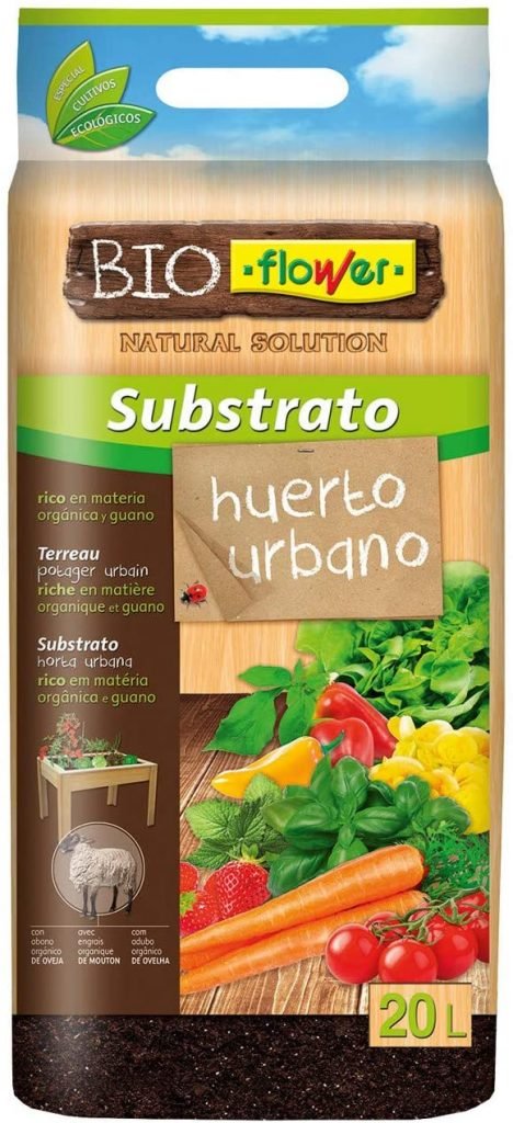 Substrato huerto madera urbano