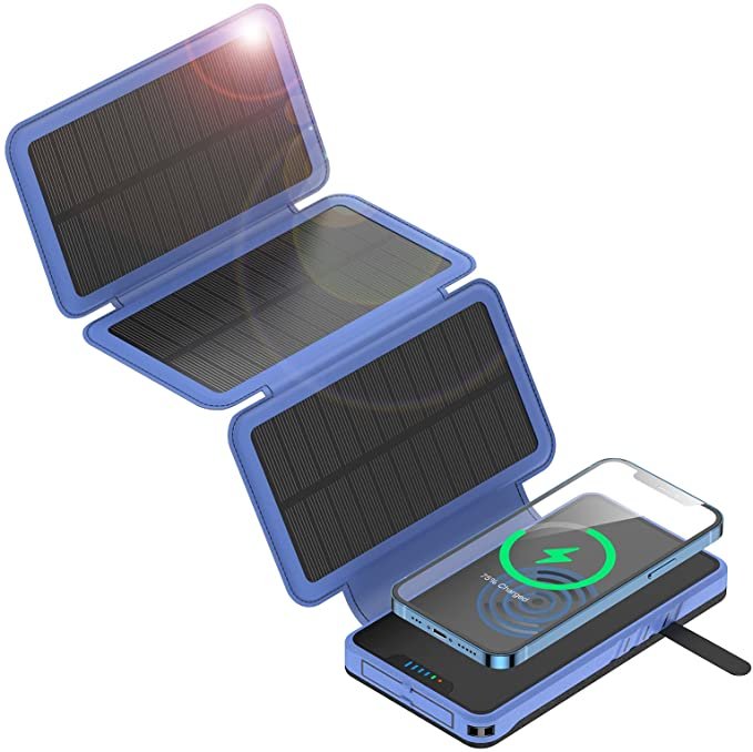 Paneles solares plegables portátiles de 3 pliegues Slocable para acampar /  Autocaravana