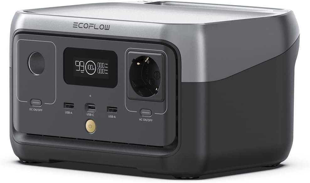 Carga completamente el generador eléctrico mediante una toma de CA en solo 1 hora con la tecnología de carga rápida X-Stream de EcoFlow.